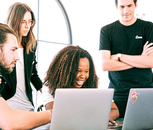 Photo: Pexels, Canva Studio A Group of Professionals Sharing Ideas