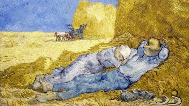 The nap by Vincent Van Gogh